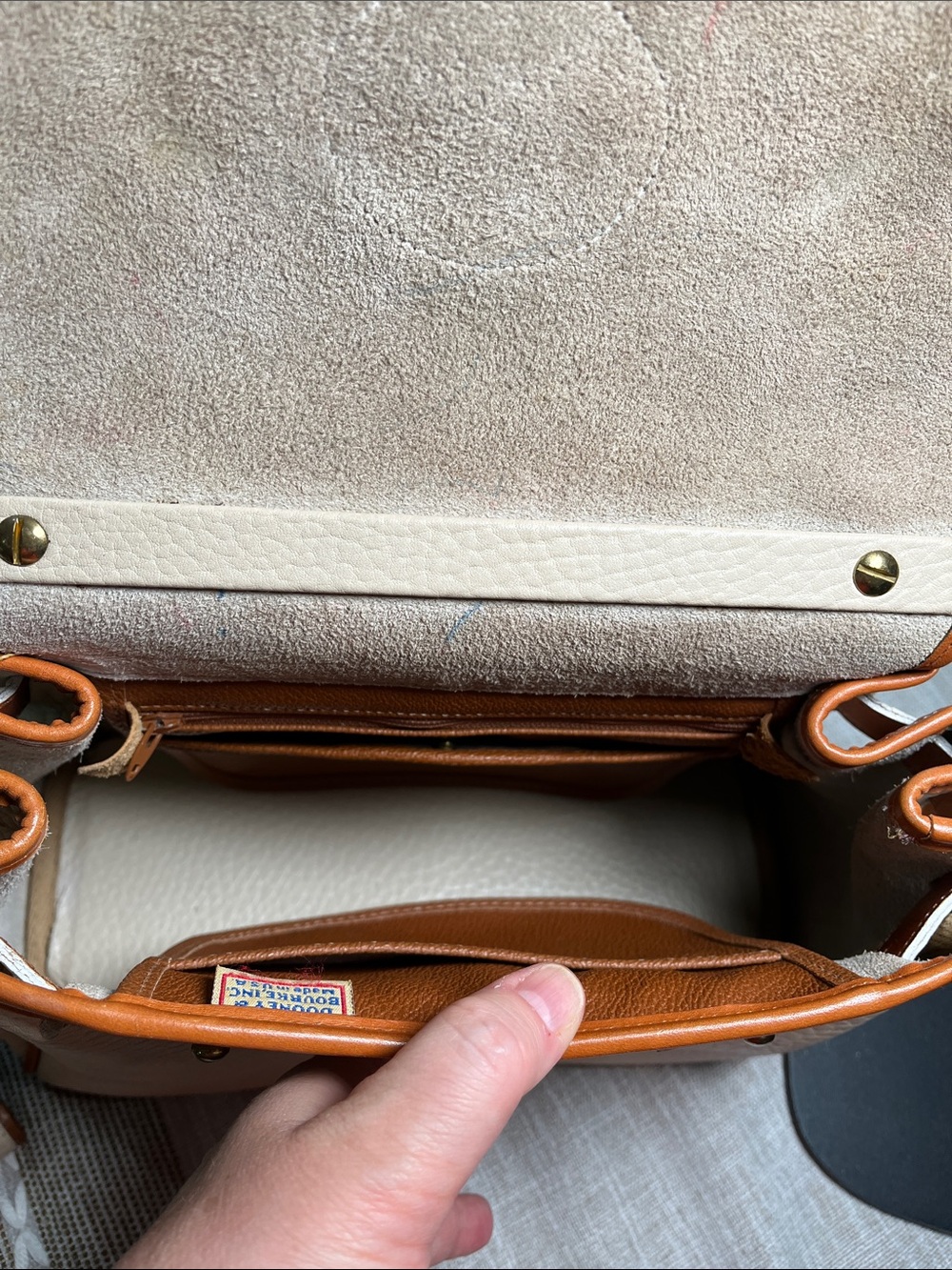 Vintage Dooney & Bourke AWL Essex Top Handle Tote with Wallet. - Picture 5 of 11
